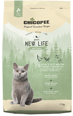 Полнорационный сухой корм для растущих котят Chicopee CNL JUNIOR New Life Chicken с курицей 017916 фото