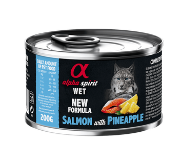 Консерва для котів ALPHA SPIRIT Salmon with Pineapple з лососем та ананасами as969176 фото
