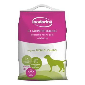 Пеленки Inodorina Tappetini Fiori Di Campo для собак, с ароматом полевых цветов, 60х90 см 250.0030.002 фото