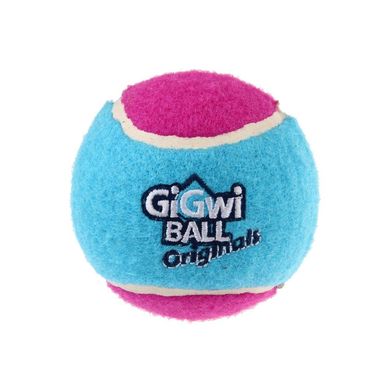 Іграшка для собак і котів Gigwi Ball Originals М'яч з пищалкою Набір з 3 шт 4 см Gigwi6120 фото