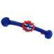 Іграшка для Собак Gigwi Gladiator в гумовому шоломі з пищалкою Синій 41 см Gigwi8041 фото 1