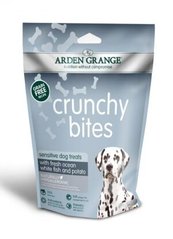 Хрусткі ласощі AG Crunchy bites sensitive для собак (океанічна біла риба / картопля), 225 г AG517485 фото