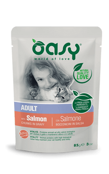 Влажный корм для кошек OASY CAT Adult лосось oasy_3017343723 фото