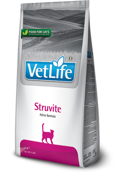 Сухой лечебный корм для кошек Farmina Vet Life Struvite диет. питание, для растворения струвитных уролитов, 2кг PVT020014S фото