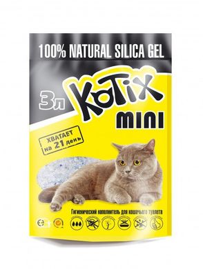 Силикагелевый наполнитель для кошачьего туалета Kotix 837370 фото