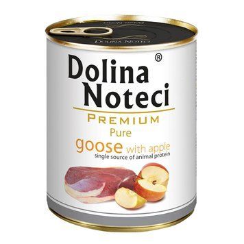 Консерва Dolina Noteci Premium Pure для собак алергіків з гускою та яблуком DN 800 (595) фото