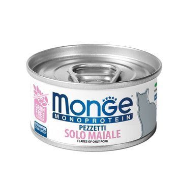 Влажный корм для кошек Monge Cat MONOPROTEIN мясные хлопья свинина Monge_70013802 фото