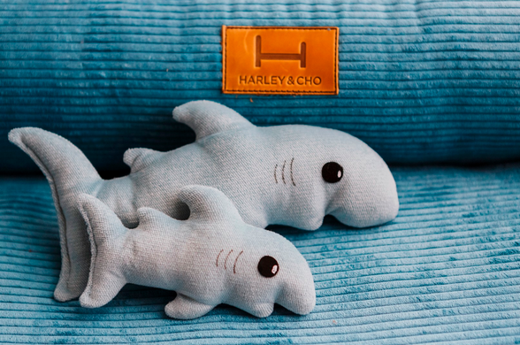 Іграшка для собак Harley&Cho Акула-Каракула Gray 3103072 фото