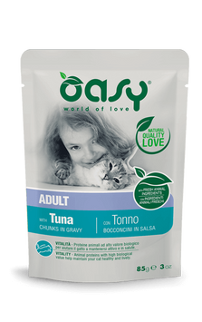 Влажный корм для кошек OASY CAT Adult тунец oasy_3017345659 фото