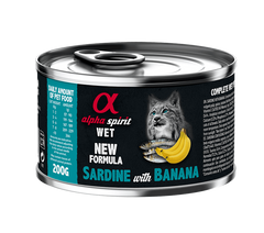 Консерва для кошек ALPHA SPIRIT Sardine with Banana с сардиной и бананами as969190 фото