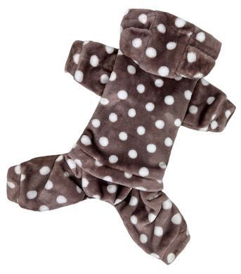 Костюм махровый коричневый горошек D-173 D-173/2 фото