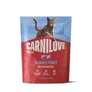 Сухий корм для стерилізованих котів Carnilove Active Salmon & Turkey Sterilised лосось та індичка CL_173709 фото