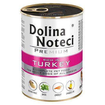Консервований корм Dolina Noteci Premium для собак з індичкою DN 400 (295) фото
