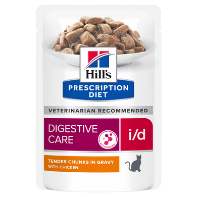 Вологий корм для котів догляд за травленням Hill's Prescription Diet i/d Digestive Care з куркою Hills_606407 фото