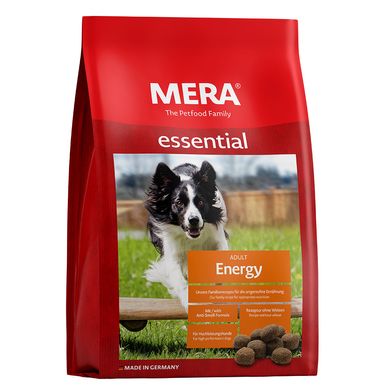 Сухой корм для взрослых высокопродуктивных собак MERA essential Energy, цена | Фото