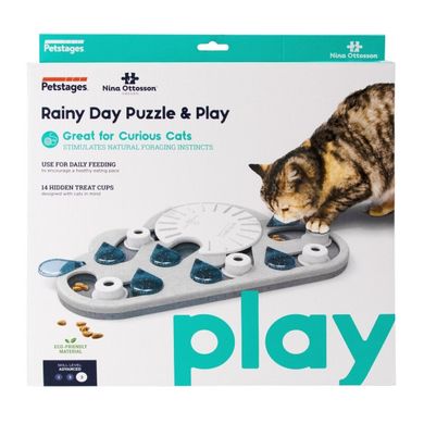 Интерактивная игрушка для котов Petstages Rainy Day Puzzle & Play Cat Game Pt69581 фото