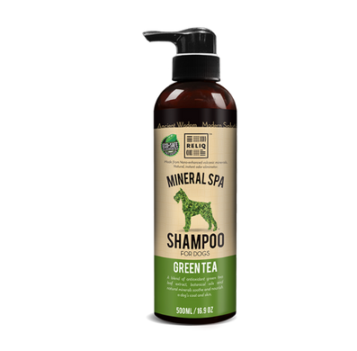 Мінерал-спа шампунь RELIQ Mineral Green Tea Shampoo з екстрактом зеленого чаю для собак і котів S500-GTA фото