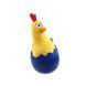 Игрушка для Собак Gigwi Egg Ципленок Неваляшка с Пищалкой 14 см Gigwi8130 фото 3