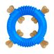 Іграшка для Собак Bronzedog SMART Мотиваційна Ринг 16 х 3 см Синя YT93819-B фото 3