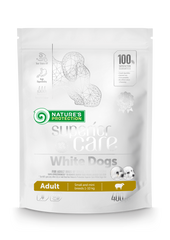 Сухий корм для дорослих собак малих порід з білим забарвленням шерсті Superior Care White Dogs Adult Small and Mini Breeds 400г NPSC45662 фото