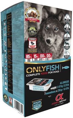 Полувлажный корм для собак всех пород (6 видов рыб) Alpha Spirit Only Fish as3002209 фото