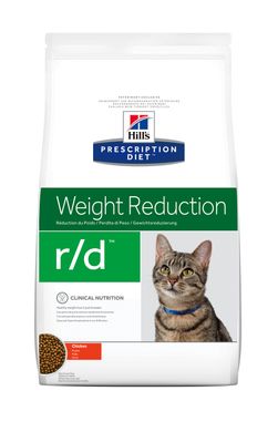 Сухой лечебный корм для котов Hill's Prescription diet r/d Weight Reduction с курицей Hills_9187 фото