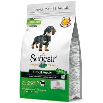 Сухий монопротеіновий корм для собак малих порід Schesir Dog Small Adult Lamb ШСВМЯ0.8 фото