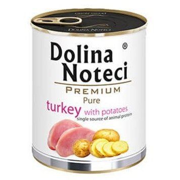 Консерва Dolina Noteci Premium Pure для собак алергіків з індичкою та картоплею DN 800 (623) фото