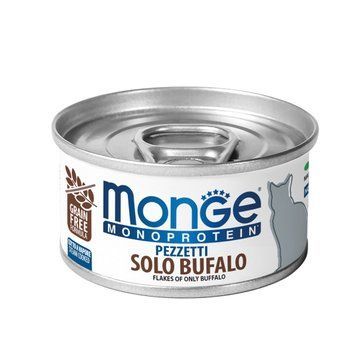 Влажный корм для кошек Monge Cat MONOPROTEIN мясные хлопья буйвол Monge_70013826 фото