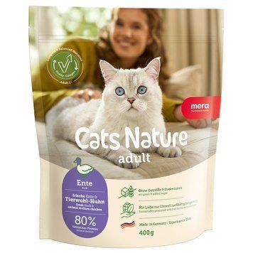 Сухой корм для взрослых кошек MERA Cats Nature Adult Duck (Ente) с уткой 4025877251306 фото