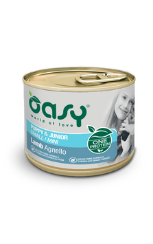 Вологий корм для цуценят OASY OAP Puppy & Junior Small/Mini ягня oasy_3017344447 фото