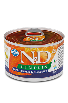 Вологий корм для собак Farmina N&D Grain Free PUMPKIN LAMB ADULT MINI беззерновий з гарбузом, ягням, чорницею 140 г PND140014 фото
