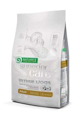 Сухий корм для дорослих собак малих порід з білим забарвленням шерсті Superior Care White Dogs Adult Small and Mini Breeds 1.5кг NPSC45663 фото
