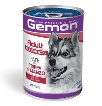 Влажный корм для собак GEMON Dog Wet Adult паштет с говяжьим рубцом Gemon_70387804 фото