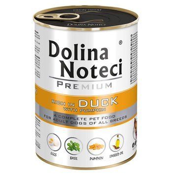 Консервований корм Dolina Noteci Premium для собак з качкою та гарбузом DN 400 (731) фото