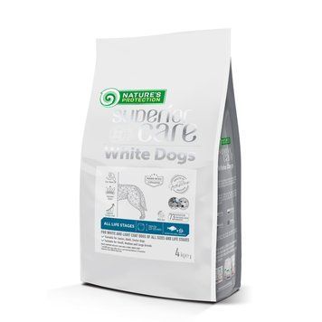Сухий корм для собак усіх розмірів і стадій життя Nature's Protection Superior Care White Dogs White Fish All Sizes&Life Stages з білою рибою NPSC47590 фото