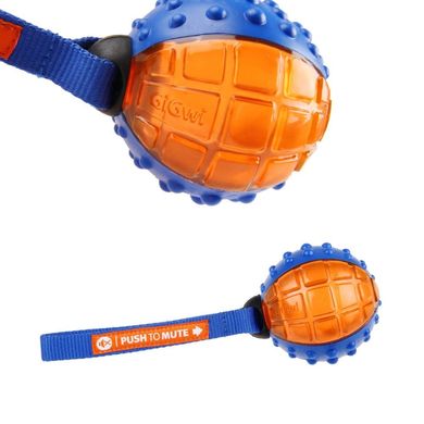 Іграшка для Собак Gigwi Push To Mute М'яч зі звуком, що вимикається 7,5 см Gigwi6180 фото