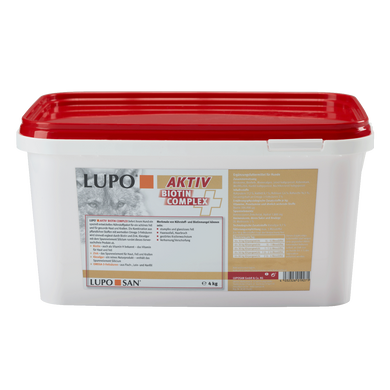 Пищевая добавка для кожи и шерсти собак LUPO AKTIV Biotin Complex 124000UA фото