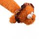 Іграшка для Собак Gigwi Plush Friendz Левеня з канатним хвостом і пищалкою 30 см Gigwi6315 фото 4