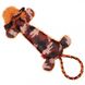 Іграшка для Собак Gigwi Plush Friendz Левеня з канатним хвостом і пищалкою 30 см Gigwi6315 фото 2