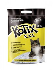 Силикагелевый наполнитель для кошачьего туалета Kotix, цена | Фото