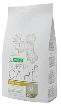 Сухой корм для взрослых собак с белой шерстью, для малых пород Superior Care White Dogs Adult Small and Mini Breeds 10кг NPSC45664 фото