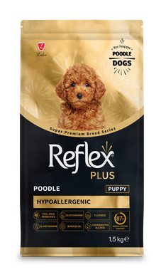 Повноцінний сухий корм Reflex Plus Hypoallergenic Puppy Poodle для цуценят породи пудель 1,5 кг RFX-603 фото