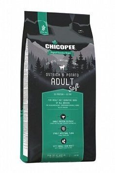 Сухий корм для дорослих собак Chicopee HNL Soft Adult Ostrich & Potato зі страусом і картоплею 015653 фото