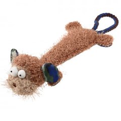 Іграшка для Собак Gigwi Plush Friendz Мавпочка з канатним хвостом і пищалкою 30 см Gigwi6314 фото