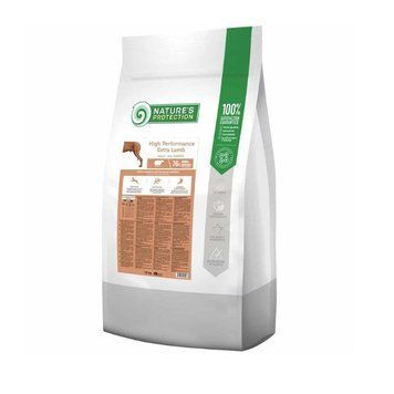 Сухой корм для взрослых активных собак средних и крупных пород Nature's Protection High Performance Extra Lamb Adult с ягненком NPS48024 фото