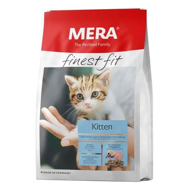 Сухой беззерновой корм для котят MERA Finest Fit Kitten со свежей птицей и лесными ягодами Mera_033684 - 3628 фото