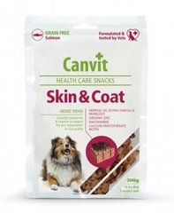 Ласощі для собак Canvit Skin & Coat для здорової шкіри і шерсті, 200 г 83444 фото