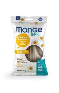 Ласощі для собак Monge Gift Dog All breeds кролик з ромашкою Monge_70085595 фото