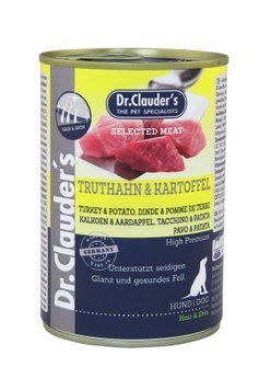Консерва для собак Dr.Clauder's Selected Meat Turkey, Duck & Potato (індичка, качка та картопля) 32448000 фото